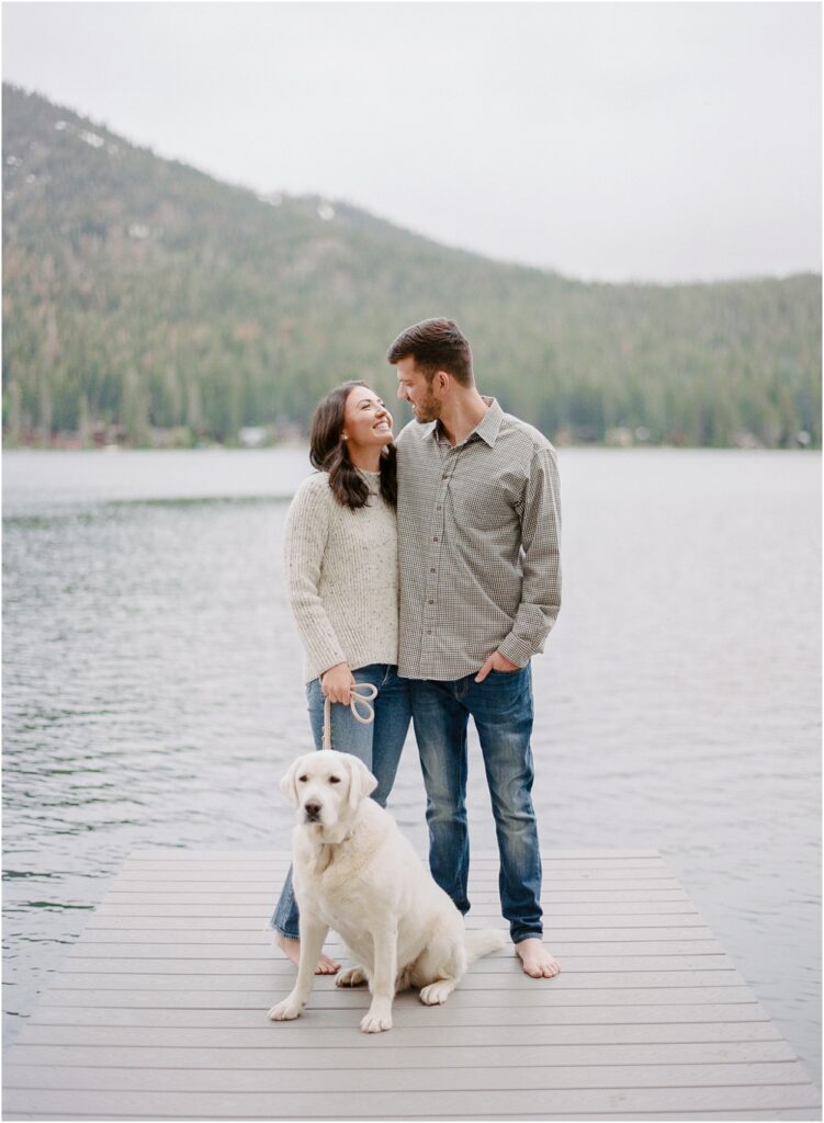 Donner Lake Engagement Session Catherine Leanne Photography