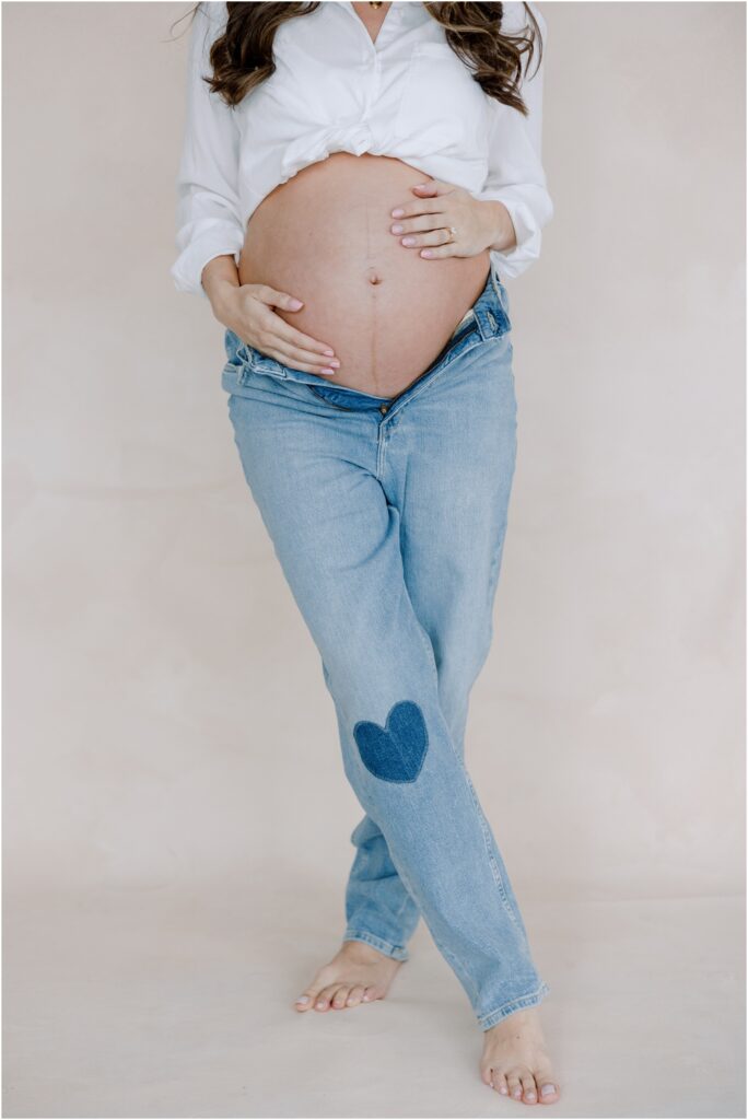 Studio Maternity Portraits Catherine Leanne Photography